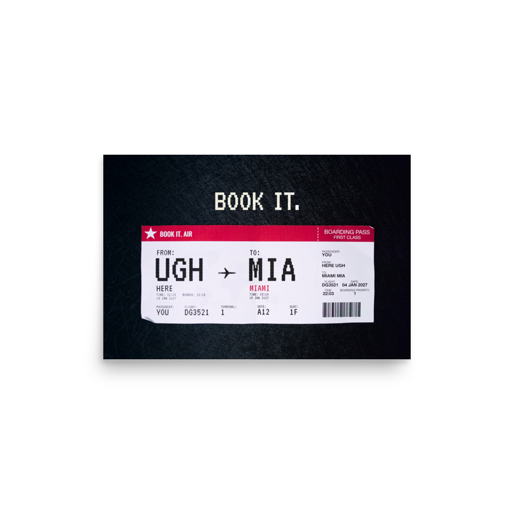 BOOK IT. Boarding Pass - Image 2