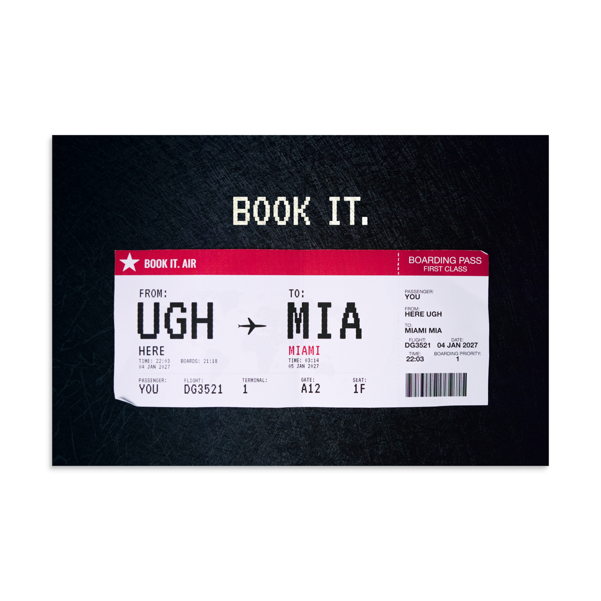 BOOK IT. Boarding Pass - Image 3
