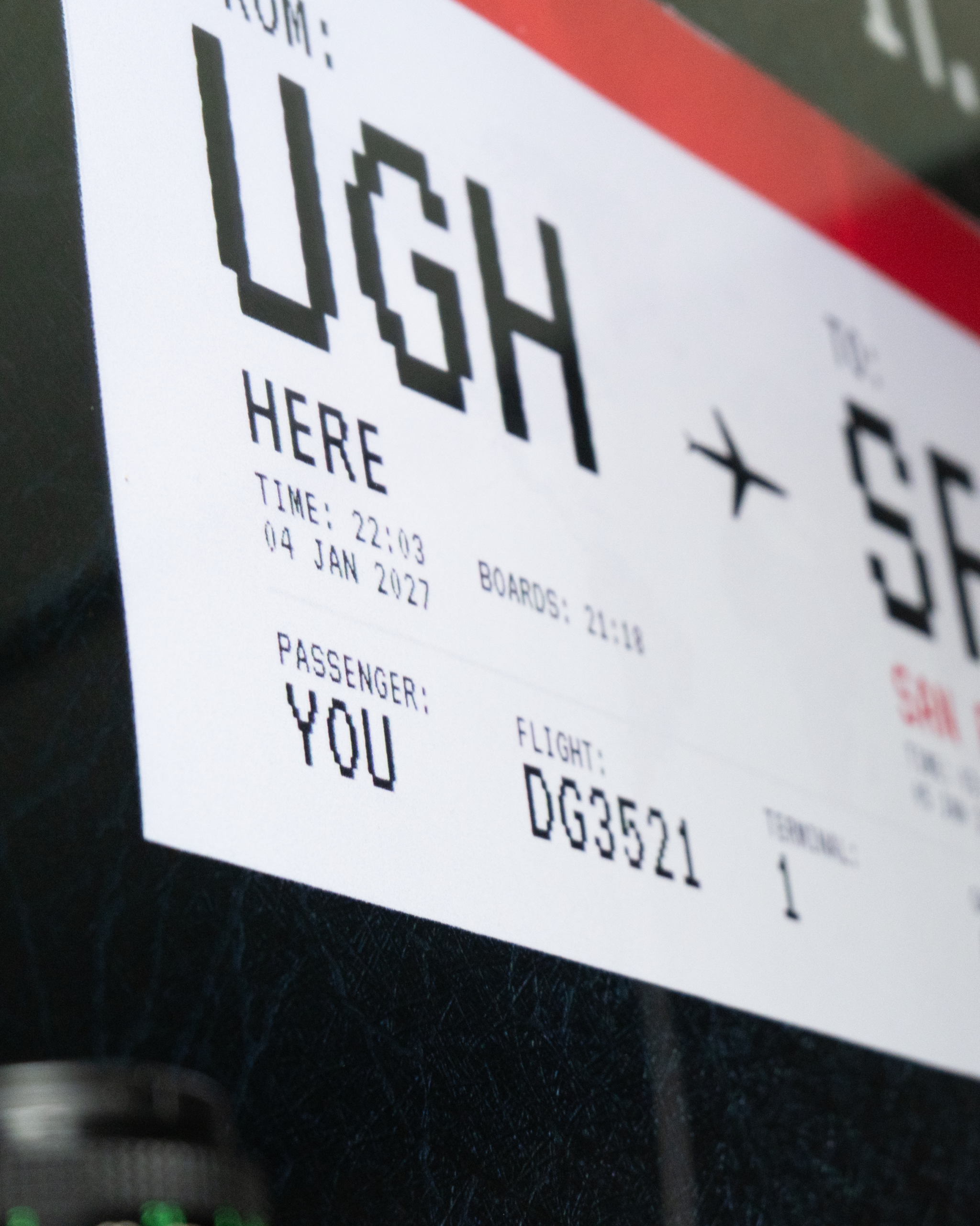 BOOK IT. Paris Boarding Pass Art - Image 3